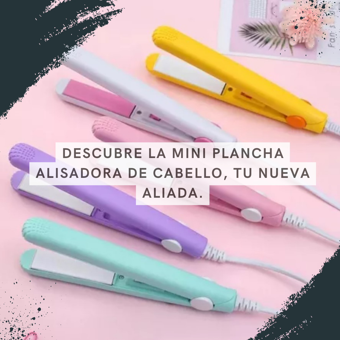 ✨ MiniStyle™ – La Herramienta 2 en 1 para Rizar y Alisar tu Cabello en Minutos ✨