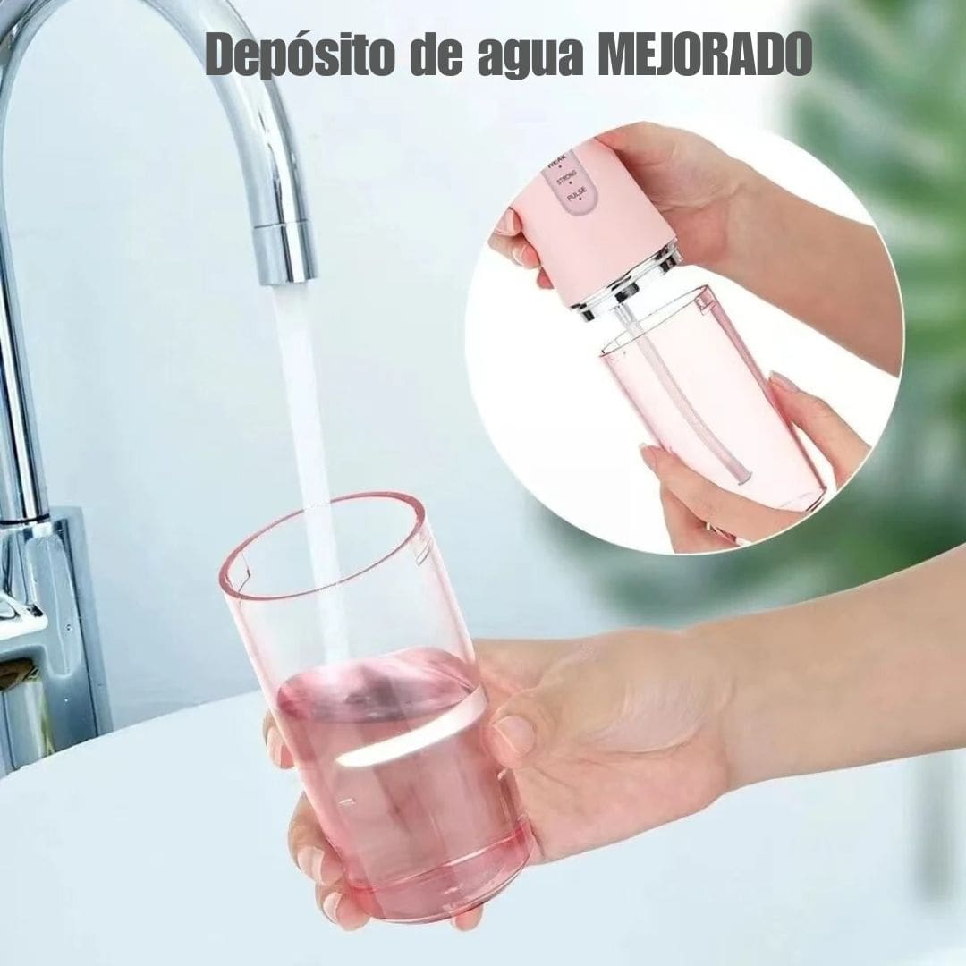 🔥OFERTA LIMITADA🔥UltraClean ✨🦷 IRRIGADOR DE AGUA PORTÁTIL PARA LIMPIEZA Y CUIDADO ORAL + 3 BOQUILLAS GRATIS