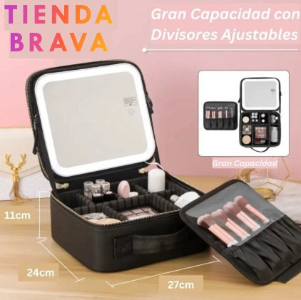 🔥OFERTA LIMITADA🔥💞COSMETIQUERO LED GLOW UP BAG®️ 🥰 MAKEUP😍